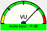 screenshot of VARA HF signal level meter